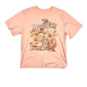 The Muppet Band Disney Peach Graphic T Shirt Size Medium